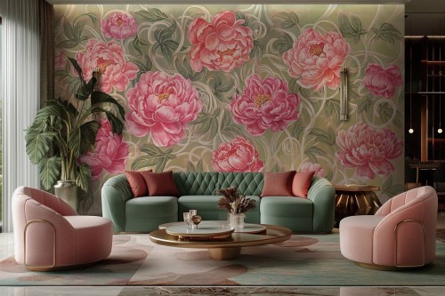 Fototapeta piwonie Lorenso TPA 0124 0056 00 Infloray