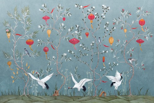 Fototapeta w stylu chinoiserie Lorenso TPA 0224 0070 02 Kiran