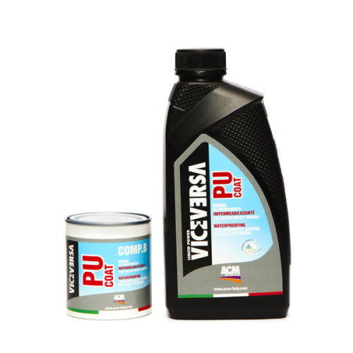 Żywica dwuskładnikowa do tapety WET system do łazienki preparat ochronny  Viceversa PU COAT (A+B) 1kg + 200g.