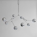 Lampa wisząca kule 242011 Drop Chandelier Globe Chrome 101 Copenhagen