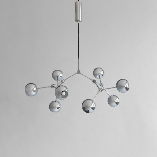Lampa wisząca kule 242012 Drop Chandelier Globe Mini Chrome 101 Copenhagen