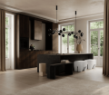 Lampa wisząca kule 243002 Drop Chandelier Globe Mini Burned Black 101 Copenhagen