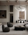 Lampa wisząca nowoczesna LED 243003 Ghost Chandelier Big Burned Black 101 Copenhagen