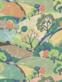 Mural wzgórza i drzewa Boras Tapeter Studio 9622W Hills And Trees Multi