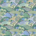 Mural wzgórza i drzewa Boras Tapeter Studio 9623W Hills And Trees Blue