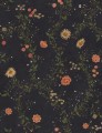 Fototapeta kwiatowe pnącza Sandberg S10517 Inger Midnight Blue Snickarglädjen & Lovisaslind