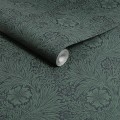 Tapeta kwiaty metaliczna Graham & Brown Marigold Fibrous 124255 William Morris At Home