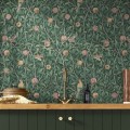 Tapeta botaniczna ptaki i owoce Graham & Brown Bird & Pomegranate 124260 William Morris At Home