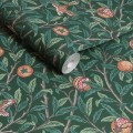 Tapeta botaniczna ptaki i owoce Graham & Brown Bird & Pomegranate 124260 William Morris At Home