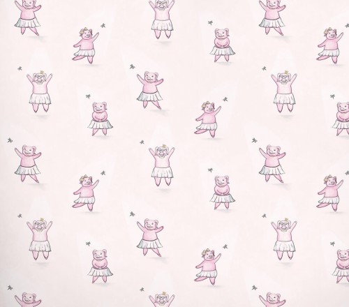 Tapeta tańczące świnki Hohenberger 27572 Happy Piggy Happy Inner Child