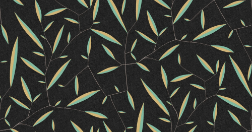 Mural laurowe liście Boras Tapeter 9636W Daphne Wiener Werkstatte