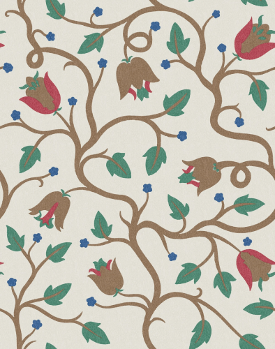 Mural roślinne pnącza Boras Tapeter 9642W Mekka Wiener Werkstatte