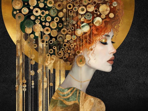 Fototapeta kobieca twarz Wallcraft Diana 1015 32 2402