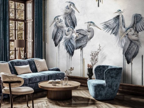 Fototapeta czaple Wallcraft Livia 980 31 2402