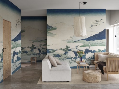 Fototapeta górski krajobraz Rebel Walls R20533 Umezawa Manor in Sagami Province Repeatable First Rebels