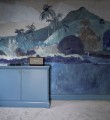 Fototapeta egzotyczny krajobraz Rebel Walls R20537 Tahitian Landscape Blue First Rebels
