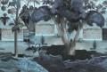 Fototapeta egzotyczny krajobraz Rebel Walls R20544 The Large Tree Blue First Rebels