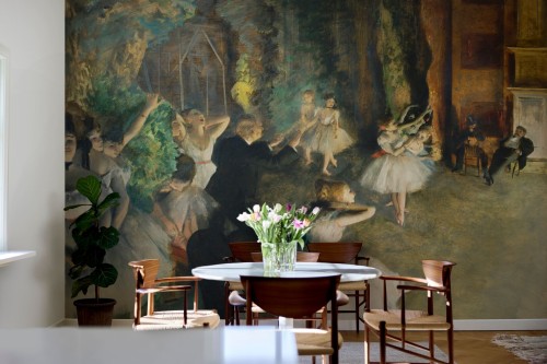 Fototapeta baletnice Rebel Walls R20549 The Rehearsal of the Ballet Onstage by Degas First Rebels