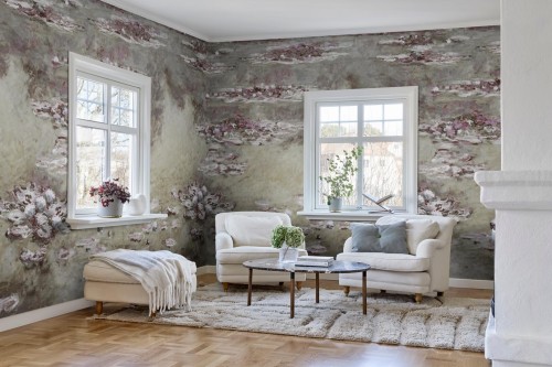 Fototapeta lilie wodne Rebel Walls R20572 Water Lilies Monet Beige First Rebels