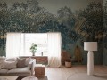 Fototapeta dżungla Rebel Walls R20574 Tropical Forest With Monkeys Blue First Rebels