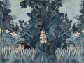 Fototapeta tropikalna Rebel Walls R20577 The Equatorial Jungle Blue First Rebels