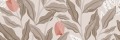 Fototapeta okazałe liście i kwiaty Rebel Walls R19964 Cool Flora Beige Pink Family Fun