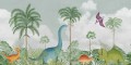 Fototapeta świat dinozaurów Rebel Walls R19974 Dinosaur World Green Family Fun