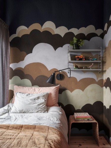 Fototapeta chmury Rebel Walls R19976 Fun Clouds Night Family Fun