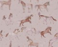 Fototapeta cyrkowe konie Rebel Walls R19981 Circus Horses Soft Pink Family Fun