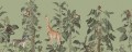 Fototapeta zwierzęta dżungli Rebel Walls R19994 Wildlife Stroll Green Family Fun