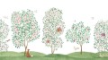 Fototapeta botaniczna Rebel Walls R20585 Happy Haven White Family Fun