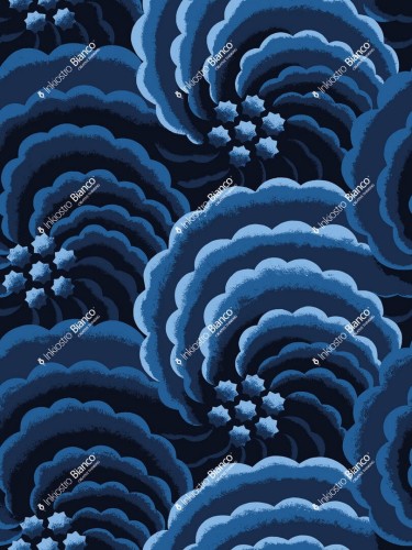 Fototapeta abstrakcyjne róże Inkiostro Bianco ROSA NERA INKDSER2402 Ken Scott Unconventional