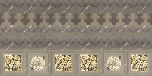 Fototapeta imitująca ścianę z boazerią Inkiostro Bianco VANZIB INKMMMA2401 Ken Scott Unconventional