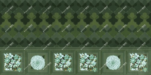 Fototapeta imitująca ścianę z boazerią Inkiostro Bianco VANZIB INKMMMA2402 Ken Scott Unconventional