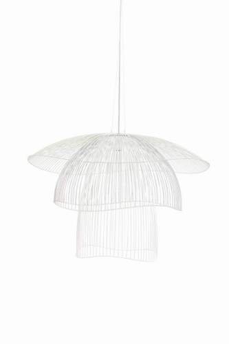 Lampa wisząca Forestier Papillon L Blanc 20783