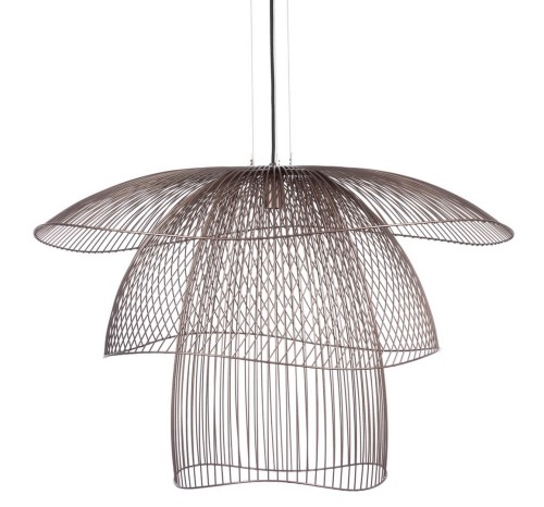 Lampa wisząca Forestier Papillon L Cuivre Rose 20784
