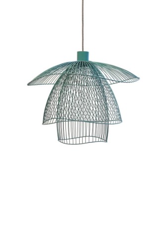 Lampa wisząca Forestier Papillon S Bleu Gris 20788