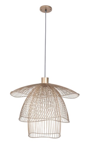 Lampa wisząca Forestier Papillon S Champagne 20793