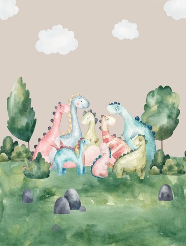Mural dinozaury Decoprint CW6003-5 Dino Land Cute Walls