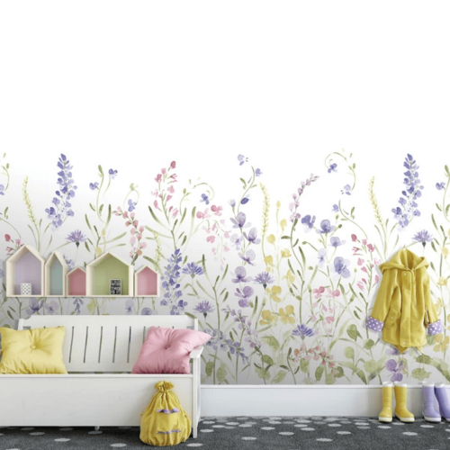Mural polne kwiaty Decoprint CW6120-1 Spring Flowers Cute Walls
