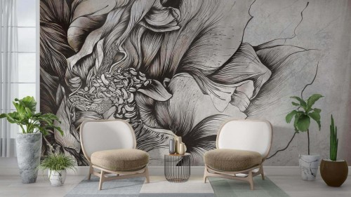 Fototapeta duży kwiat Wall & More BLOOM 2403 11A