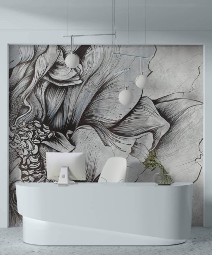 Fototapeta duży kwiat Wall & More BLOOM 2404 13B