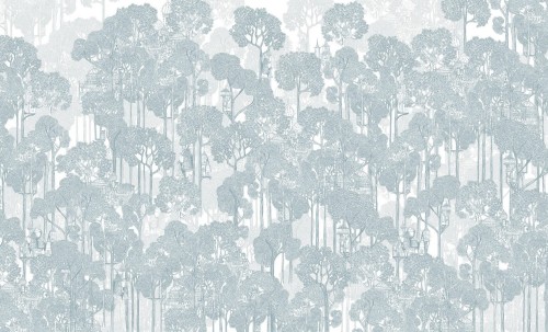 Fototapeta drzewa i budynki Wall & More MORI 2453 13C