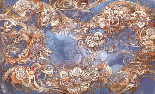 Fototapeta w stylu glamour Wall & More ROCOCO 2465 13B