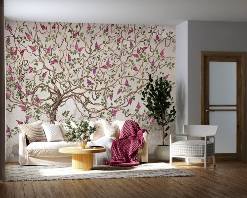 Fototapeta kwitnące drzewo Wall & More ELARA 2418 26A