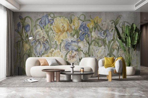 Fototapeta kwiaty Wall & More IRIS 2420 22A