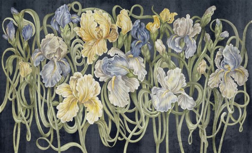 Fototapeta kwiaty Wall & More IRIS 2422 27C