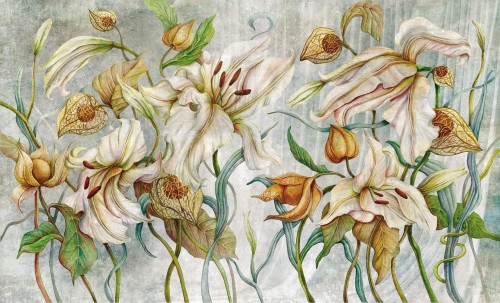 Fototapeta kwiaty Wall & More LILY 2428 23B