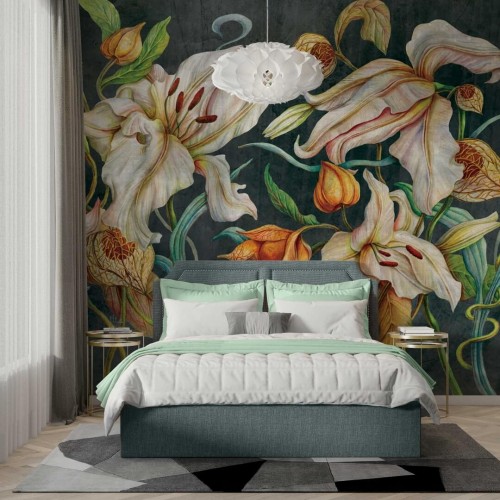 Fototapeta kwiaty Wall & More LILY 2430 27D