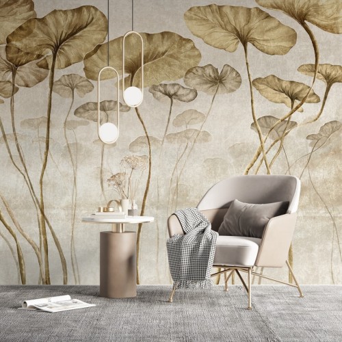 Fototapeta liście lilii wodnej Wall & More LOTUS 2433 21A